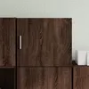 Image de vidaXL Armoire murale chêne marron 45x42,5x40 cm bois d'ingénierie, armoire, armoire suspendue, armoire latérale, armoire de 846109