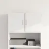 Image de vidaXL Armoire murale blanc 70x42,5x40 cm bois d'ingénierie 846117