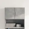 Image de vidaXL Armoire murale gris béton 70x42,5x40 cm bois d'ingénierie 846120