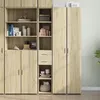 Image de vidaXL Buffet haut chêne sonoma 30x42,5x185 cm bois d'ingénierie 846238