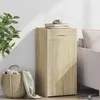 Image de vidaXL Buffet chêne sonoma 45x42,5x93 cm bois d'ingénierie, armoire, armoire latérale, armoire de rangement, armoire, 846287