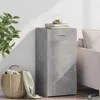 Image de vidaXL Buffet gris béton 45x42,5x93 cm bois d'ingénierie, armoire, armoire latérale, armoire de rangement, armoire, placard, 846288