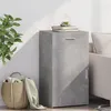 Image de vidaXL Buffet gris béton 50x42,5x93 cm bois d'ingénierie, armoire, armoire latérale, armoire de rangement, armoire, placard, 846295
