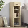 Image de vidaXL Buffet chêne sonoma 30x42,5x93 cm bois d'ingénierie, armoire, armoire latérale, armoire de rangement, armoire, 846308