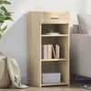 Image de vidaXL Buffet chêne sonoma 40x42,5x93 cm bois d'ingénierie, armoire, armoire latérale, armoire de rangement, armoire, 846315