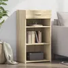 Image de vidaXL Buffet chêne sonoma 50x42,5x93 cm bois d'ingénierie, armoire, armoire latérale, armoire de rangement, armoire, 846329