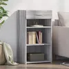 Image de Buffet sonoma gris 50x42,5x93 cm bois d ingénierie