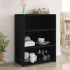 Image de vidaXL Buffet noir 70x41x93 cm bois d'ingénierie 846370