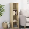 Image de vidaXL Buffet chêne sonoma 30x41x124 cm bois d'ingénierie 846378