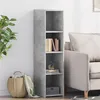 Image de vidaXL Buffet gris béton 30x41x124 cm bois d'ingénierie 846379