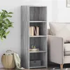 Image de Buffet haut sonoma gris 40x41x124 cm bois d ingénierie
