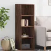 Image de Buffet haut chêne marron 40x41x124 cm bois d ingénierie