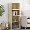 Image de vidaXL Buffet haut chêne sonoma 45x41x124 cm bois d'ingénierie 846392