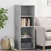 Image de vidaXL Buffet haut gris béton 45x41x124 cm bois d'ingénierie 846393