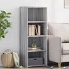 Image de Buffet haut sonoma gris 45x41x124 cm bois d ingénierie