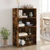 Image de Buffet haut chêne fumé 70x41x124 cm bois d ingénierie