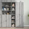 Image de vidaXL Buffet haut sonoma gris 30x41x185 cm bois d'ingénierie, buffet, placard, armoire latérale, armoire, armoire de 846416