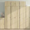 Image de vidaXL Armoire de rangement chêne sonoma 70x42,5x225 cm, armoire de rangement de salle de bain, unité de rangement de salle 3281331