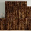 Image de vidaXL Armoire de rangement chêne fumé 70x42,5x225cm bois d'ingénierie, armoire de rangement de salle de bain, unité de 3281333
