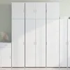 Image de Buffet haut blanc 80x42,5x249 cm bois d ingénierie