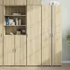 Image de vidaXL Buffet haut chêne sonoma 45x42,5x185 cm bois d'ingénierie, buffet, armoire de rangement, panneau latéral, armoire, 3281408