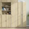 Image de Buffet haut chêne sonoma 50x42,5x185 cm bois d ingénierie
