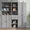 Image de Buffet haut sonoma gris 45x42,5x185 cm bois d ingénierie