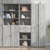 Image de Buffet haut sonoma gris 50x42,5x185 cm bois d ingénierie