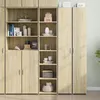 Image de vidaXL Buffet haut chêne sonoma 40x41x185 cm bois d'ingénierie, buffet, armoire de rangement, armoire haute, armoire, 3281668