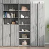 Image de Buffet haut sonoma gris 50x41x185 cm bois d ingénierie