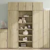 Image de vidaXL Buffet haut chêne sonoma 70x41x185 cm bois d'ingénierie, buffet, placard, armoire latérale, armoire, armoire de 3281689