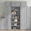 Image de Buffet haut sonoma gris 70x41x185 cm bois d ingénierie