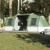 Image de Tente de camping tunnel 4 personnes vert imperméable