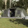Image de Tente de camping tunnel 4 personnes vert olive imperméable