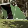 Image de Vidaxl Tipi Tente Familiale, 6 Personnes, Verte, Imperméable