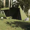 Image de Tente familiale tipi 6 personnes vert olive imperméable