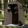Image de Vidaxl Tente de Douche, Marron, Imperméable
