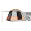 Image de Tente de voiture 4 personnes gris et orange imperméable