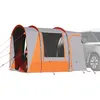 Image de Tente de voiture 4 personnes gris et orange imperméable