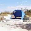 Image de Tente de plage 2 personnes bleu azuré imperméable