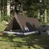 Image de Vidaxl Tente de Camping, 2 Personnes, Marron, Imperméable