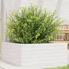 Image de vidaXL Jardinière blanc 60x60x23 cm bois de pin massif, jardinière d'extérieur, bac à fleurs, boîte à plantes, jardinière de 847189