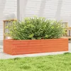 Image de vidaXL Jardinière cire marron 110x40x23 cm bois de pin massif847230