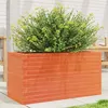 Image de vidaXL Jardinière cire marron 90x40x45,5 cm bois de pin massif847270