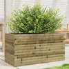 Image de vidaXL Jardinière 90x40x45,5 cm bois de pin imprégné, jardinière d'extérieur, bac à fleurs, boîte à plantes, jardinière de 847272