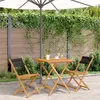 Image de vidaXL Ensemble de bistro 3 pcs noir polypropylène et bois massif, ensemble de bistro de jardin, ensemble de balcon, 3281865