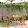 Image de vidaXL Ensemble de bistro 3 pcs gris polypropylène et bois massif, ensemble de bistro de jardin, ensemble de balcon, 3281878