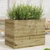 Image de vidaXL Jardinière 90x60x68,5 cm bois de pin imprégné, jardinière d'extérieur, bac à fleurs, bac à tomates, jardinière de 3282503