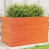 Image de vidaXL Jardinière cire marron 110x60x68,5 cm bois de pin massif3282506