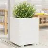Image de vidaXL Jardinière blanc 40x40x49,5 cm bois de pin massif3282510
